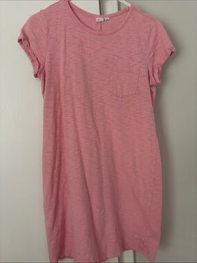 GAP Pink Crewneck Tee with Pocket Detail